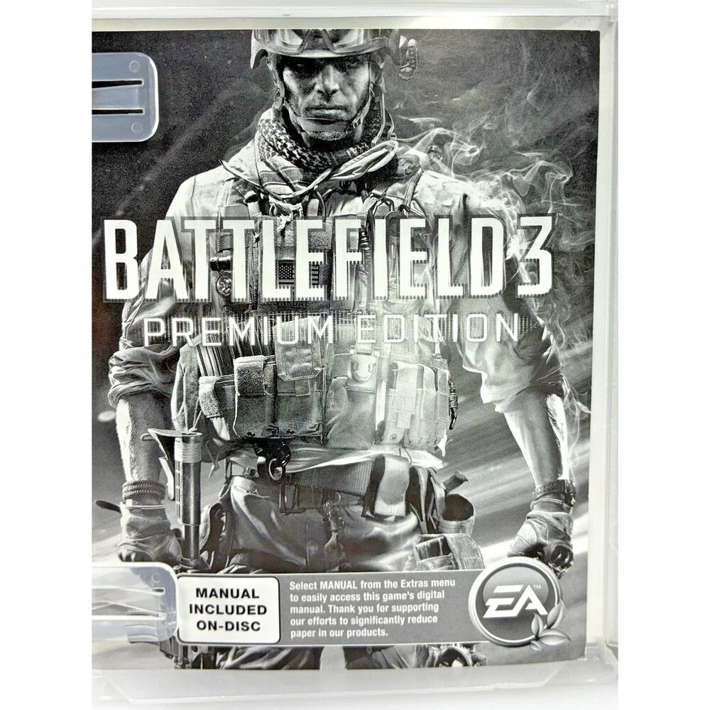 Battlefield 3 Premium Edition Sony PlayStation 3 DICE EA 2012 Complete w/ Manual